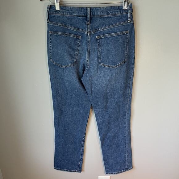 J Crew Jeans Size 28 Womens Blue Essential Straight Stretch Medium Wash Denim - Picture 4 of 11